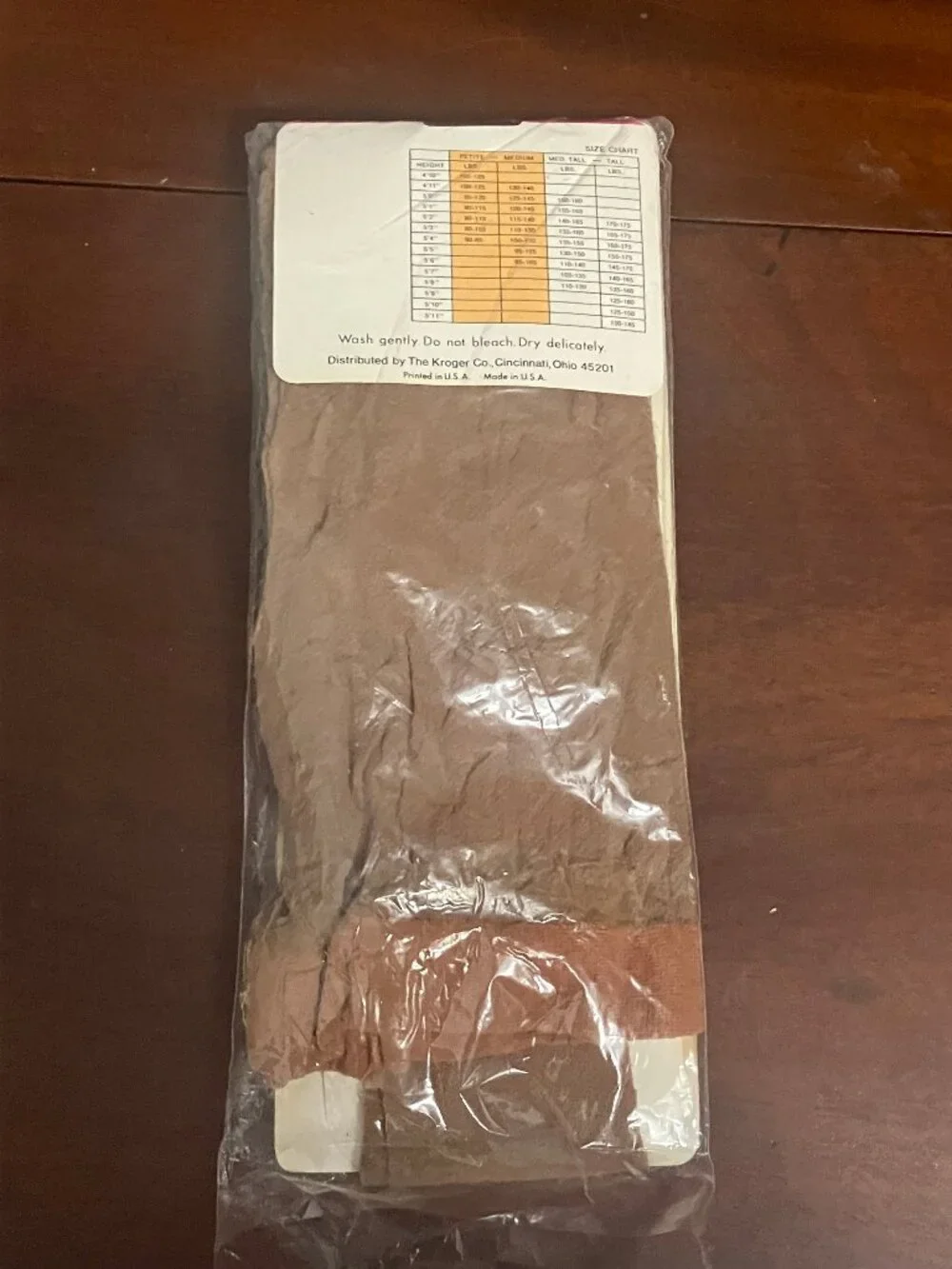 Vintage Jubilee Beige Sheer Pantyhose Petite Medium Kroger Brand